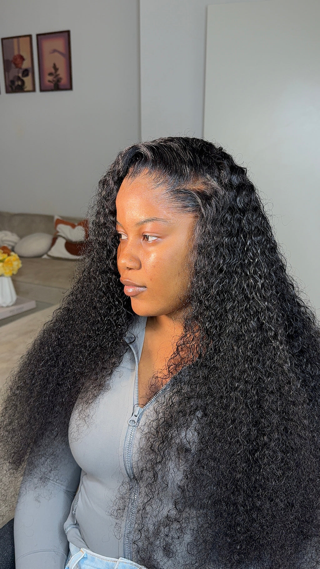CURLY LACE WIG